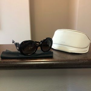 Prada Round Swirl Sunglasses - NEVER WORN